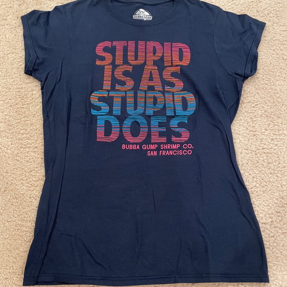 Bubba Gump San Francisco T Shirt Graphic, Size Women’s M, Forrest Gump